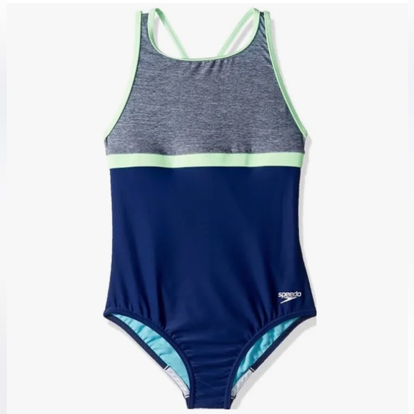 Speedo High Neck Empire One Piece - Picture 2 of 11